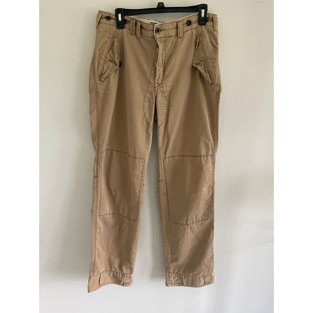 Vintage Polo Ralph Lauren Mens Utility Double Knee Military Workwear Pants 34x30
